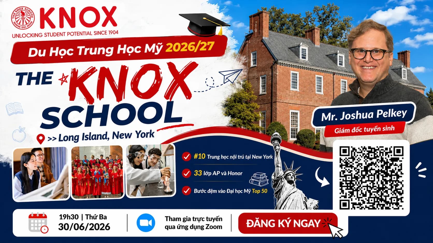 Khám Phá Du Học Mỹ Bậc Trung Học Tại The Knox School, New York